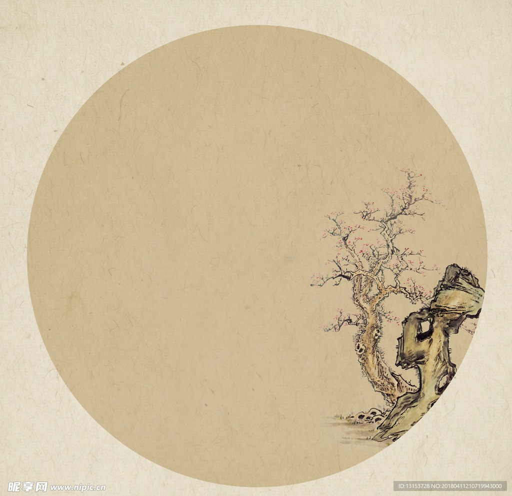 中国风古风工笔画影楼相册模板