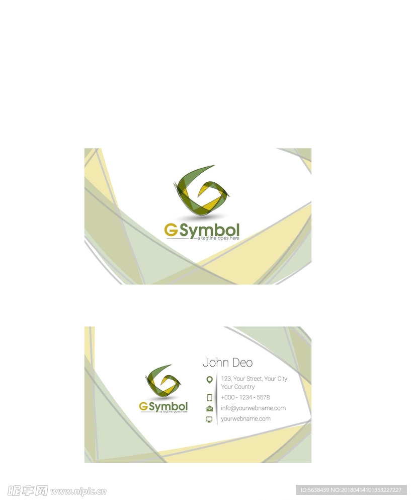 高档大方名片大方名片色彩名