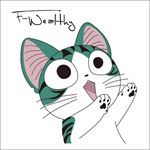 甜甜猫私房记起司猫矢量图