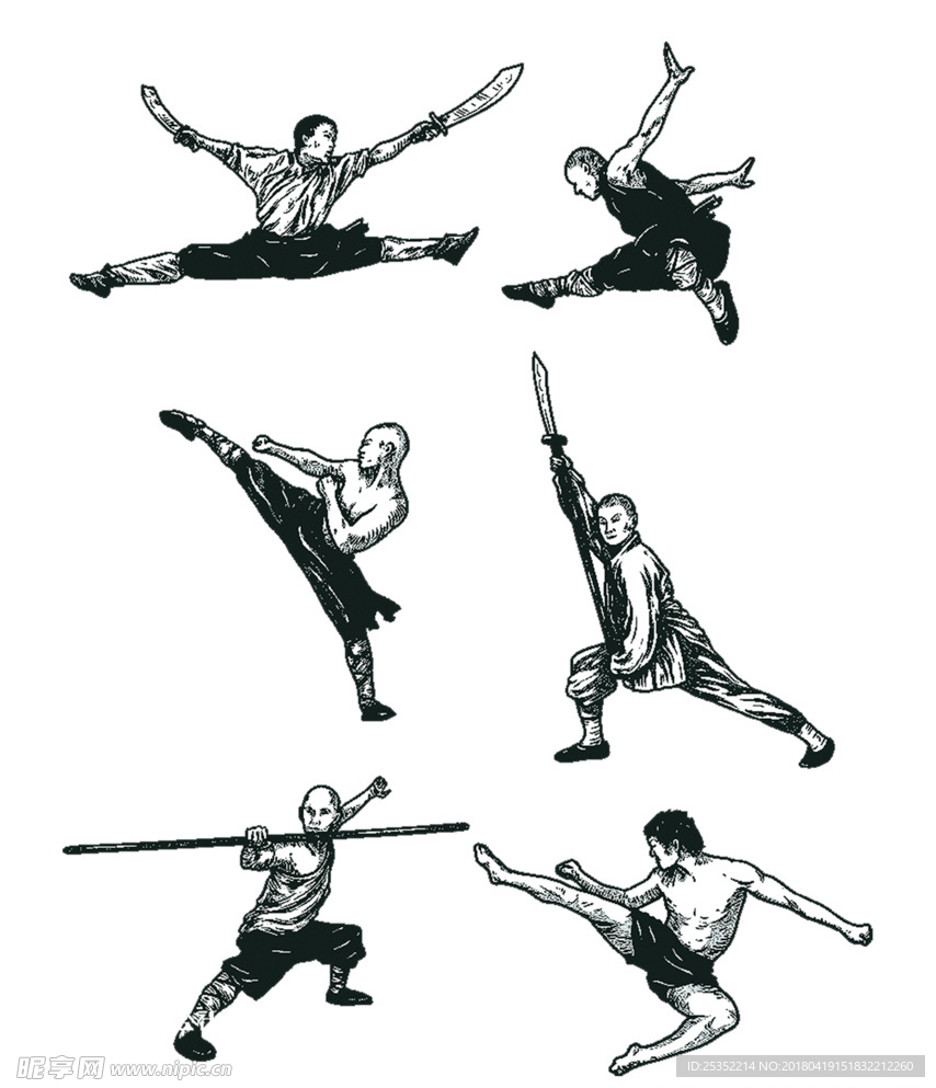 中国武术 人物 功夫