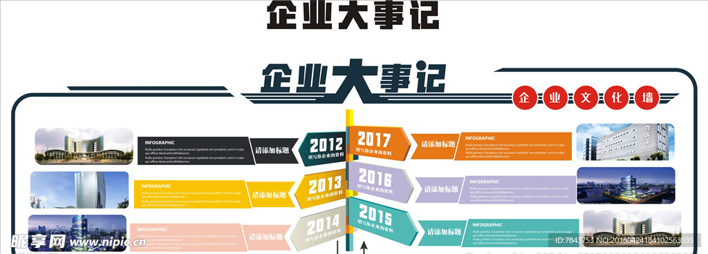 企业事记文化墙