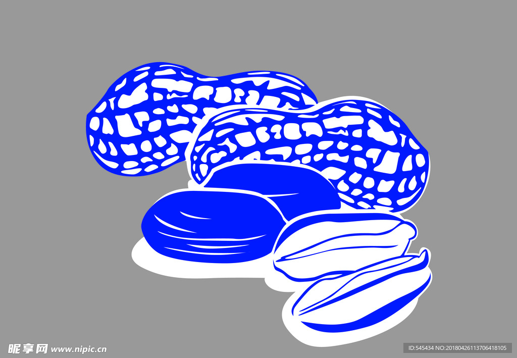 花生矢量图
