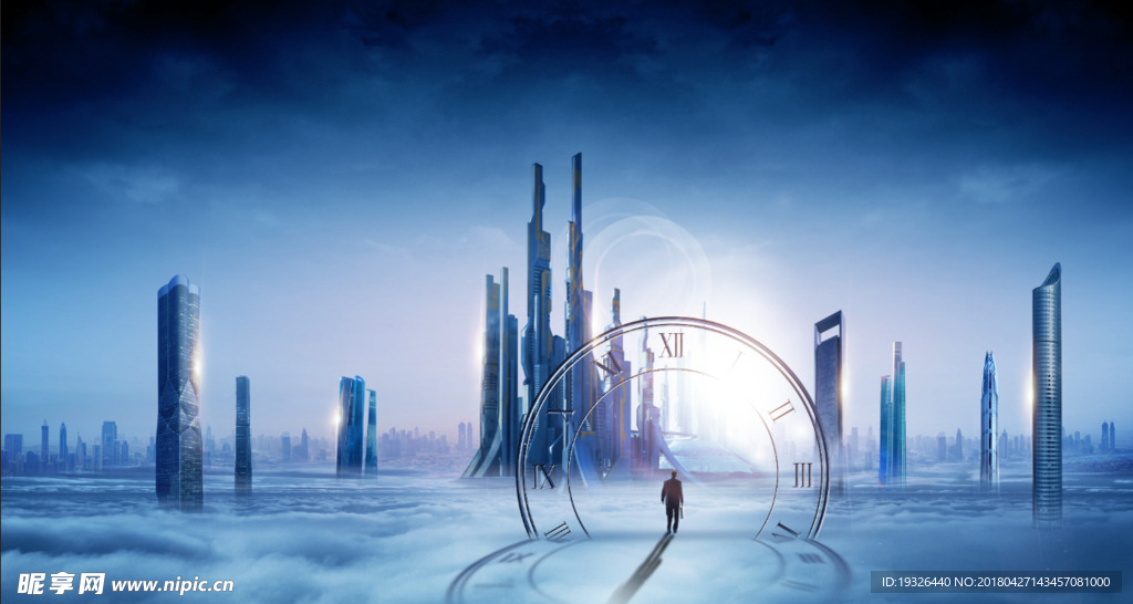 高端大气房地产广告