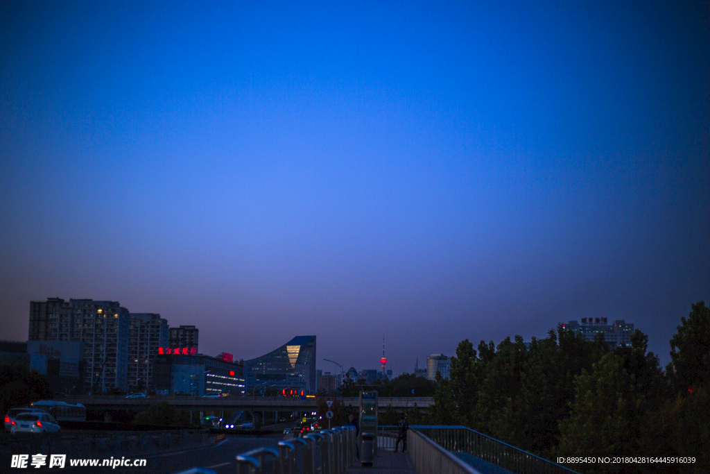 北京城夜景