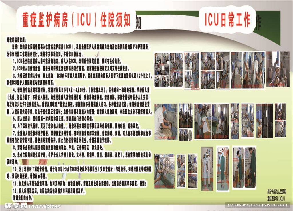 重症监护住院须知
