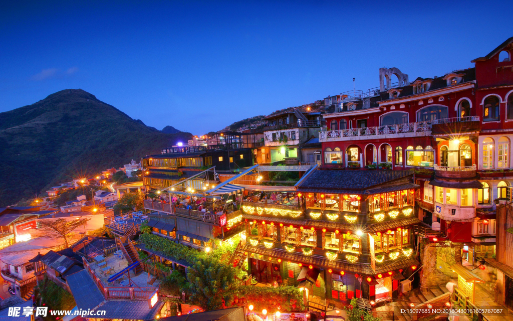 城市夜景 高楼 城市