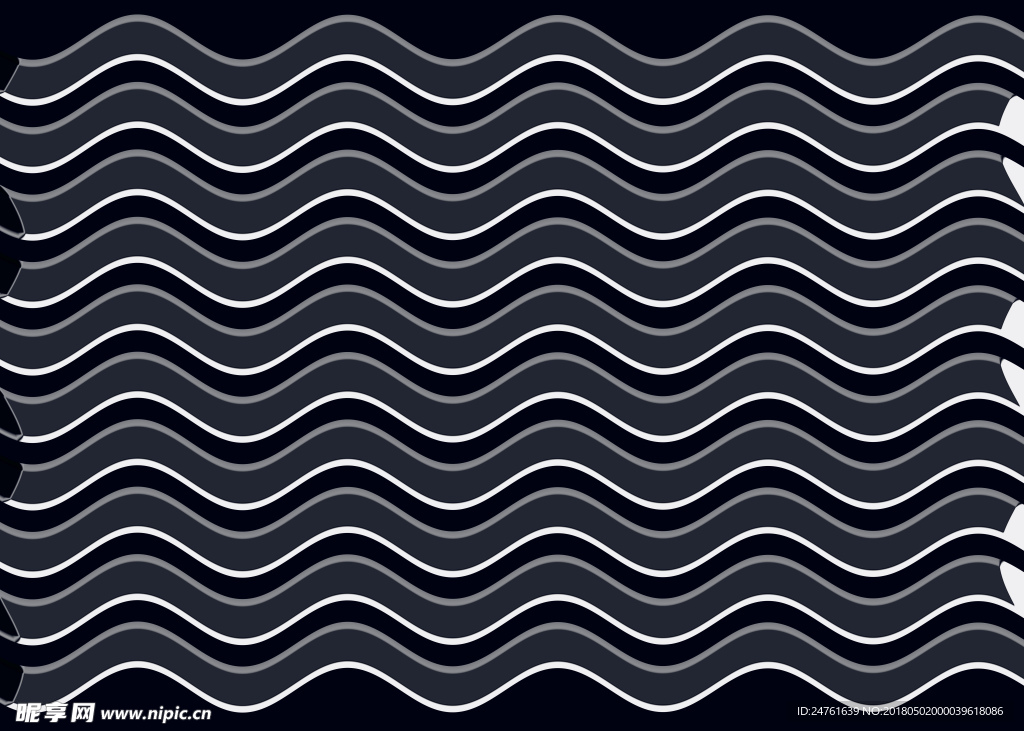 凸型线条装饰底图