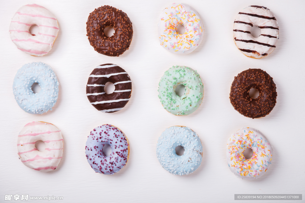 甜甜圈 美食 零食 糖果 彩虹