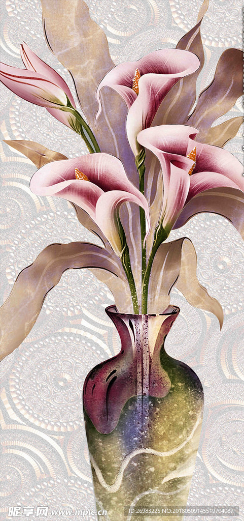 玄关花瓶郁金香