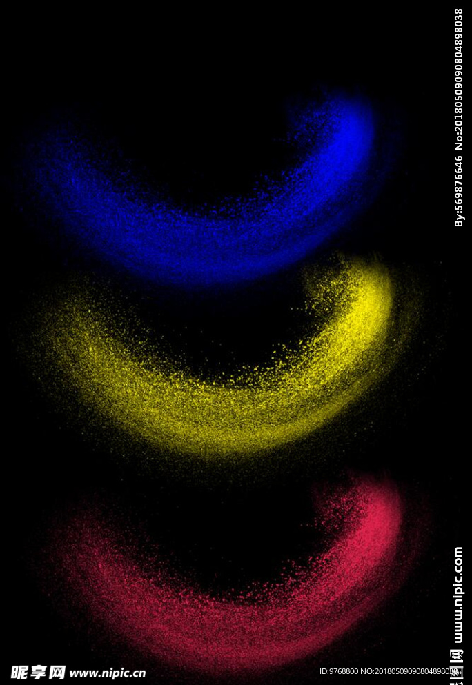 粒子 沙尘暴 黑色背景 粒子背