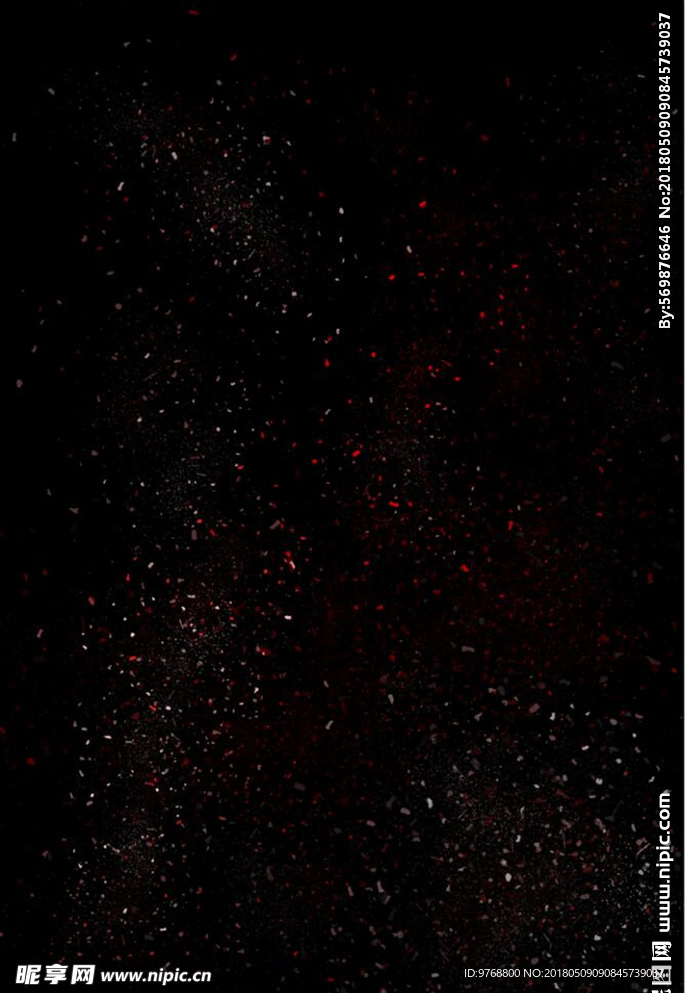 粒子 沙尘暴 黑色背景 粒子背