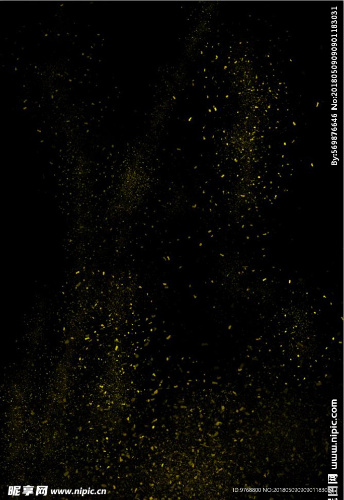 粒子 沙尘暴 黑色背景 粒子背