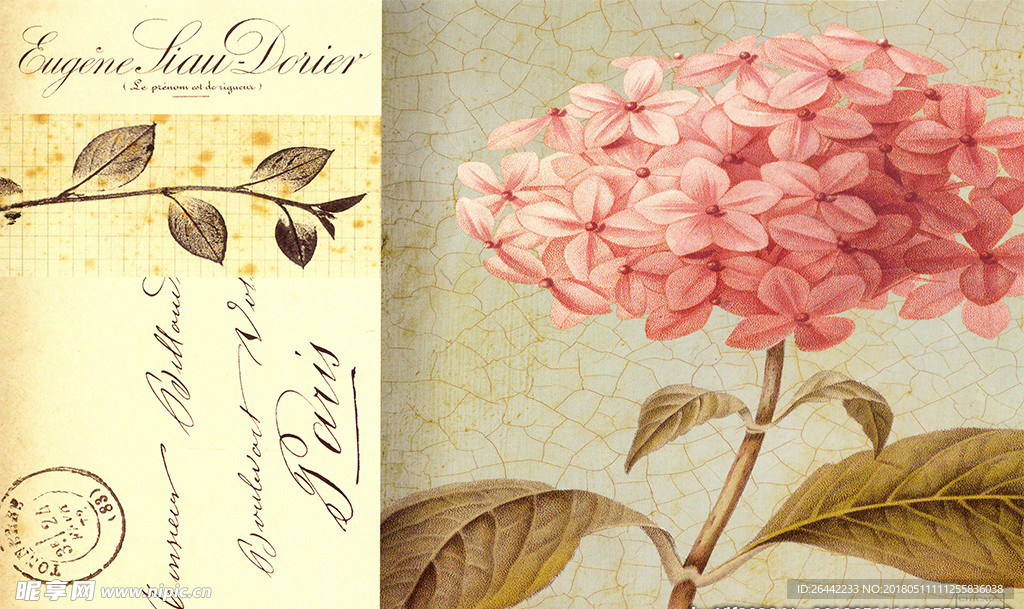 欧式油画蒲公英