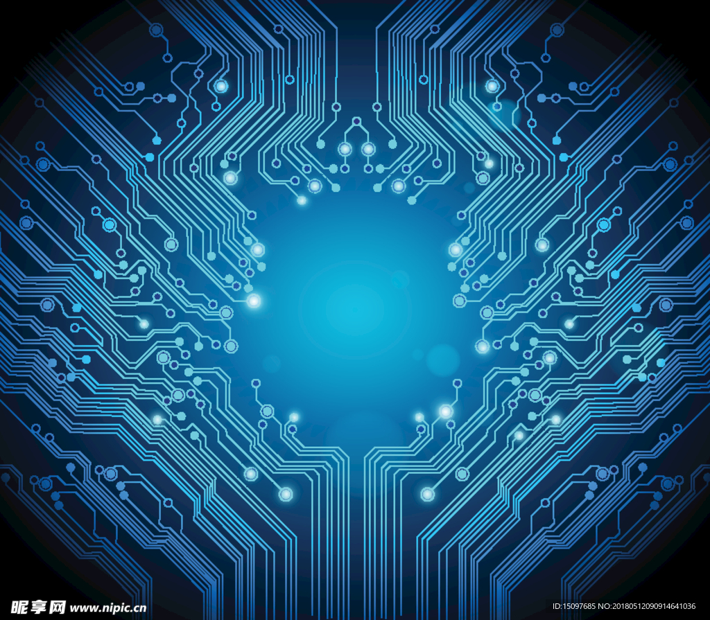 电路科技背景
