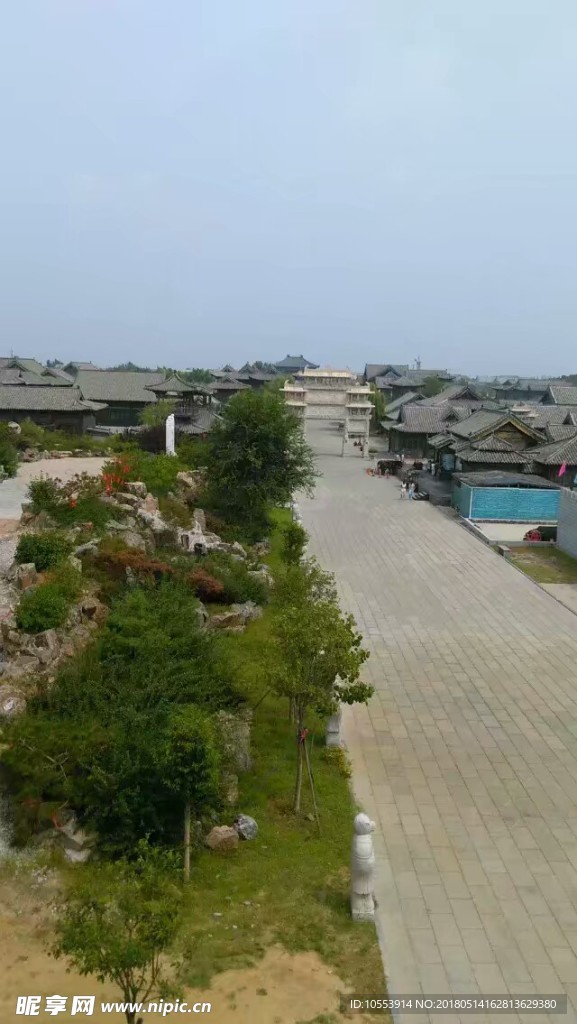 水浒 山寨 寨门 街景 城门