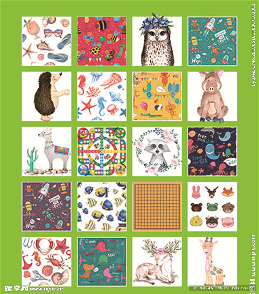 儿童卡通爬行垫