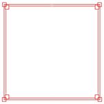 中国风红色边框素材