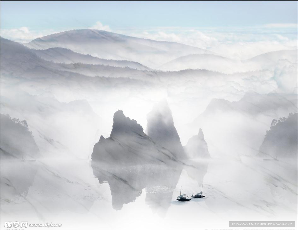 新中式水墨山水