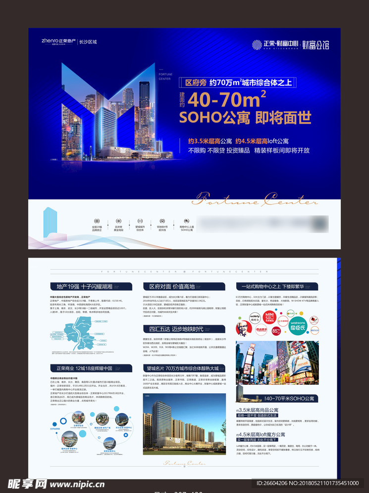 地产豪宅单张综合体广告