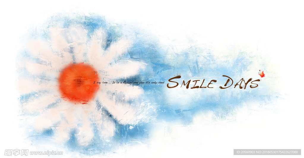 背景底图边花鲜花素材 (43)