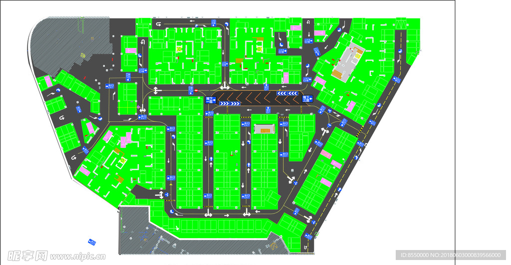 地下停车场平面图