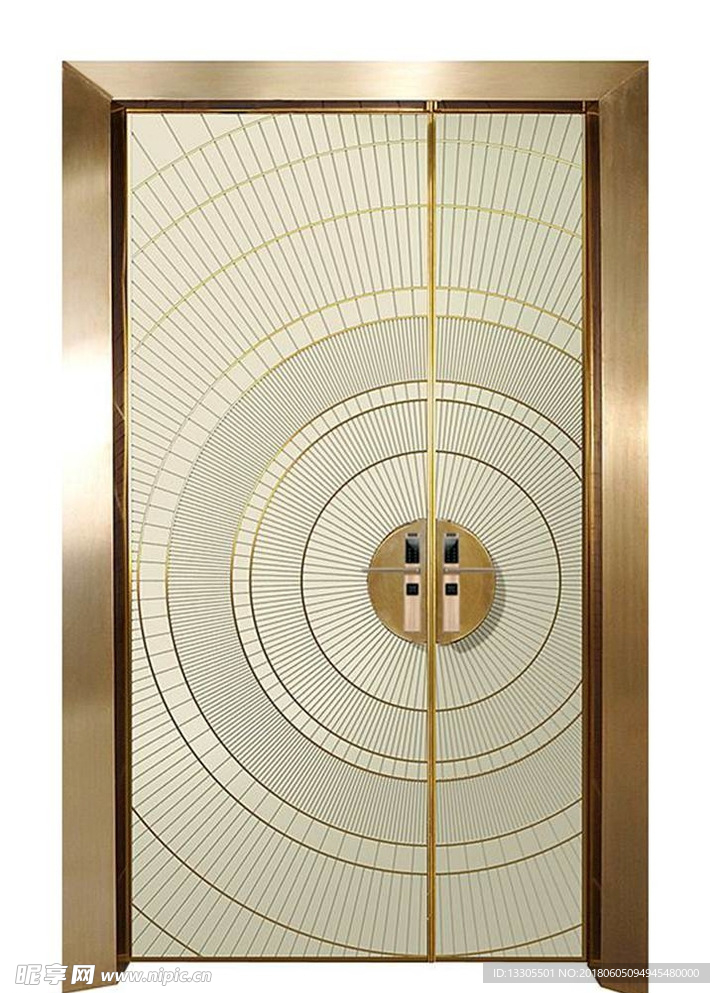 金属木门打印图