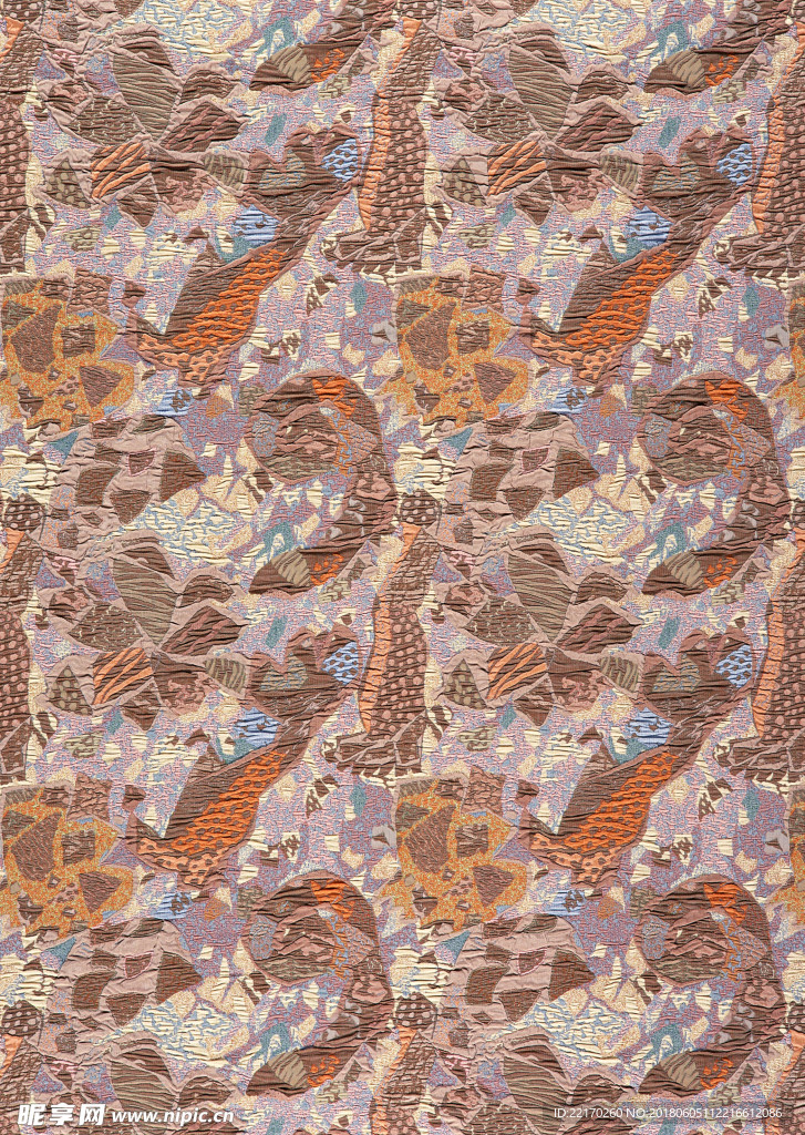 中式布纹 花纹布