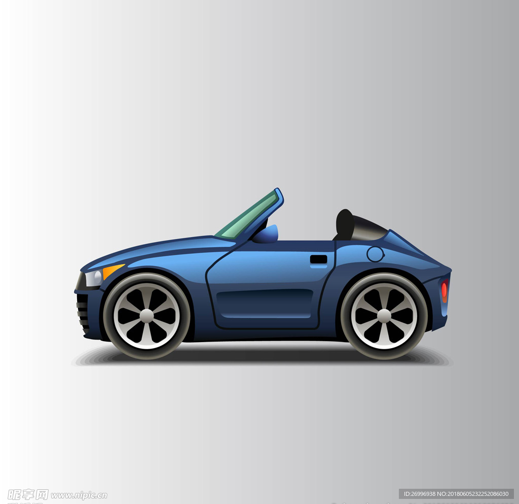 手绘汽车矢量图图片