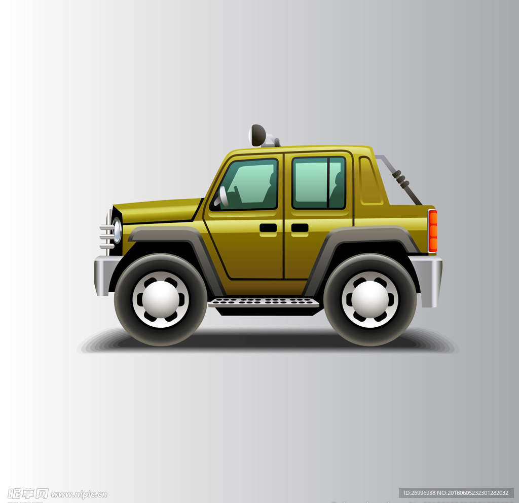 手绘汽车矢量图图片