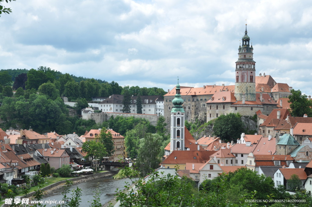 风景壁纸 小镇电脑桌面  图片