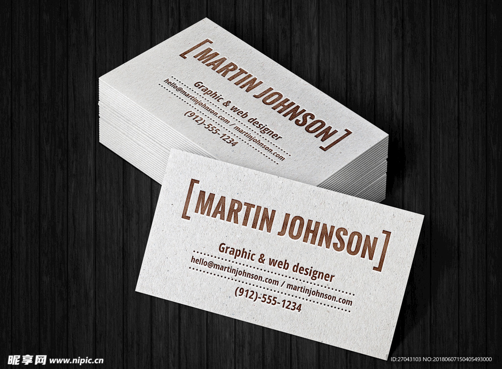 商务名片卡片设计素材分层psd