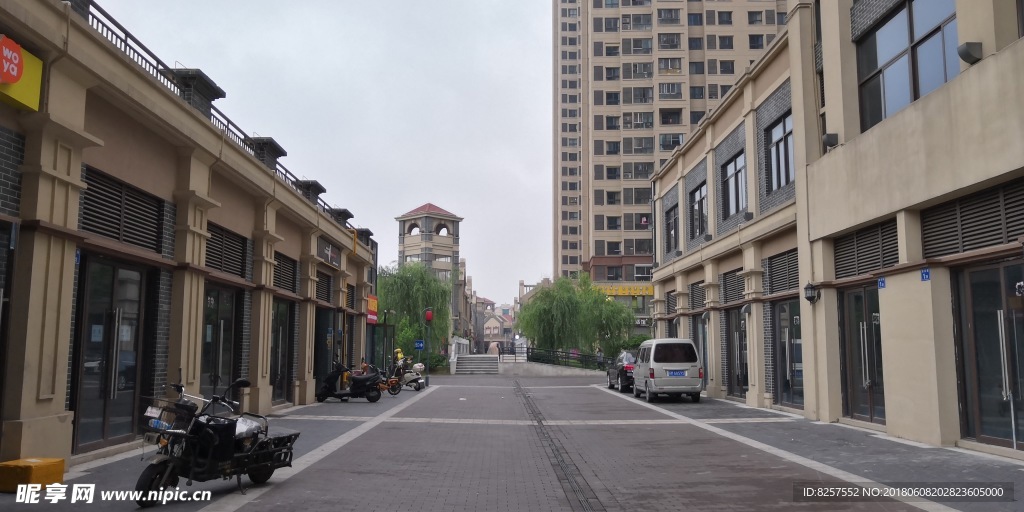 新建楼盘外的商铺