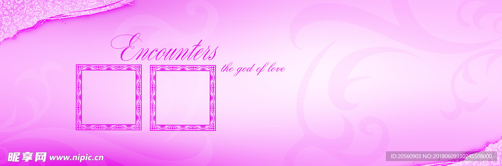 背景底图边花鲜花边框