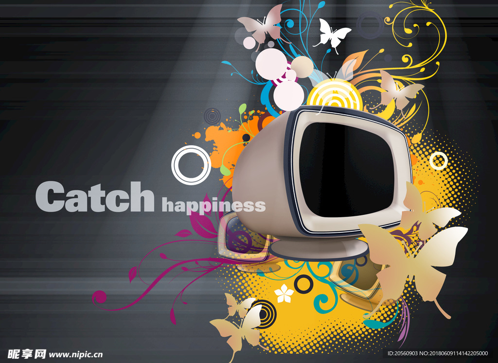 背景底图边花鲜花边框 (53)