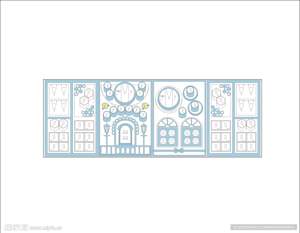 精品展道具 品牌 黄金 钻石