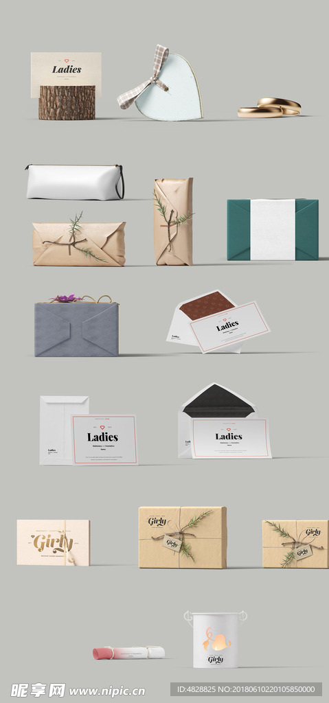 欧美高清分层包装素材