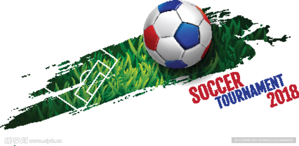 2018世界杯足球赛海报