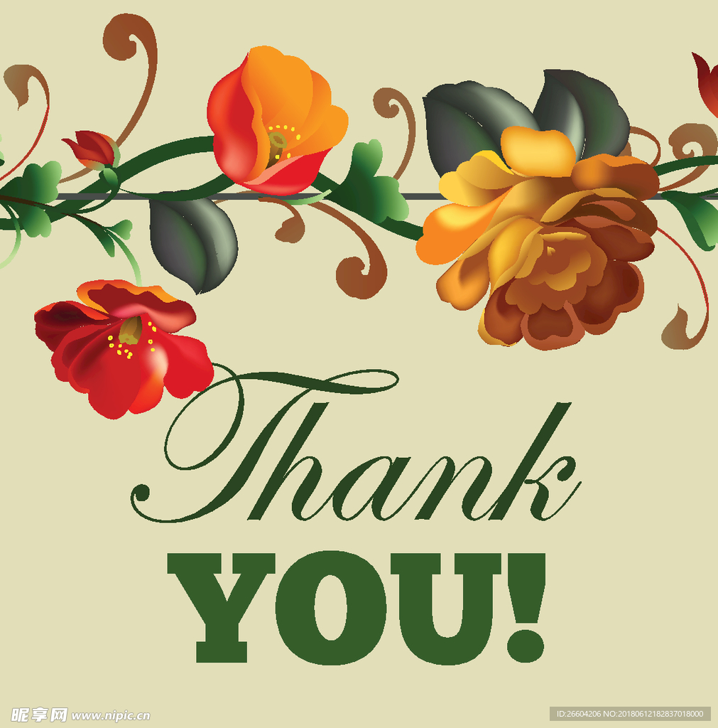 欧式矢量玫瑰花鲜花