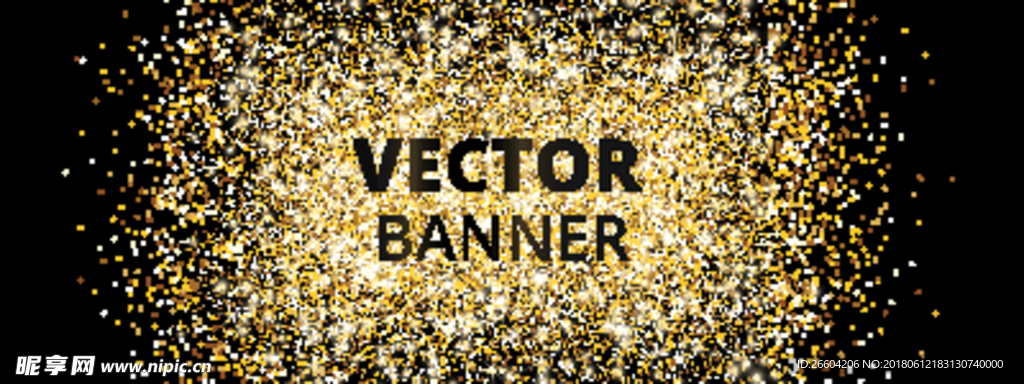 金色质感颗粒背景