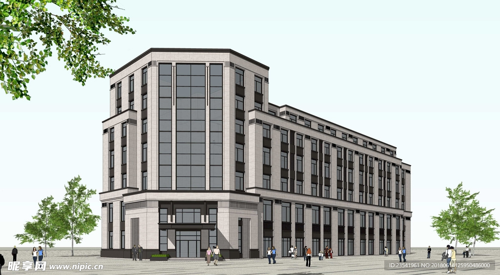 商业建筑SU模型