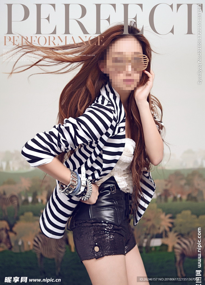 时尚模特人物杂志封面图片下载