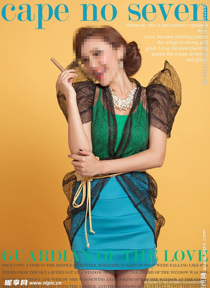 时尚模特人物杂志封面图片下载