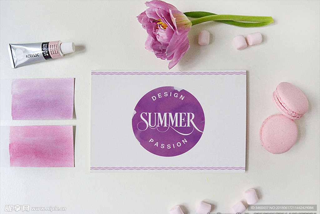 鲜花水果食品VI展示PSD