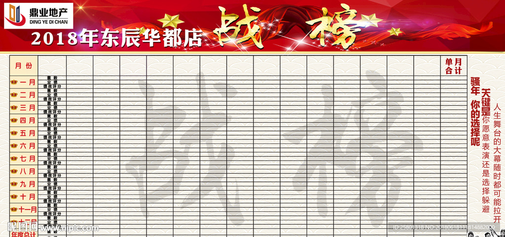 销售榜 房地产  战榜  英雄