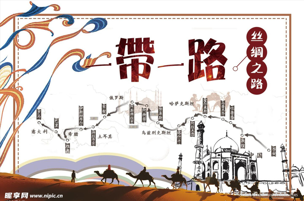 一带一路校园小报