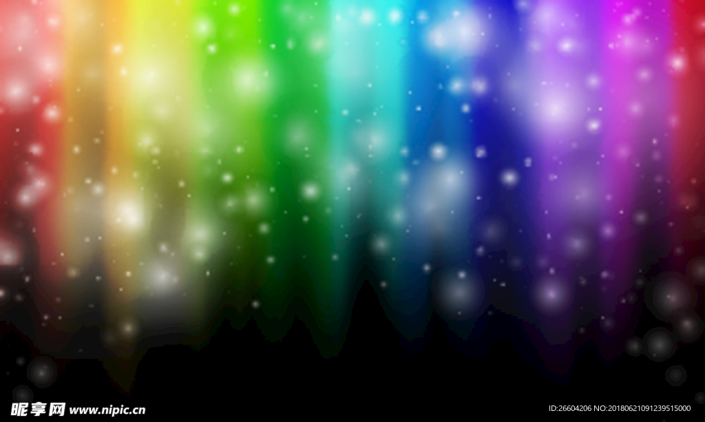 创意炫彩梦幻时尚背景板