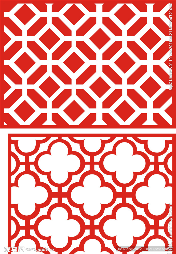 矢量窗格 花格 隔断