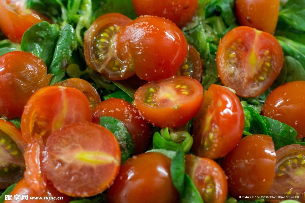 蕃茄沙拉图片片