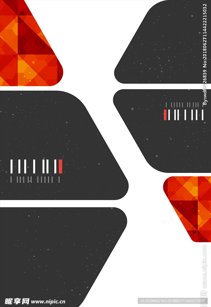 几何原色素材拼接高饱和度背景