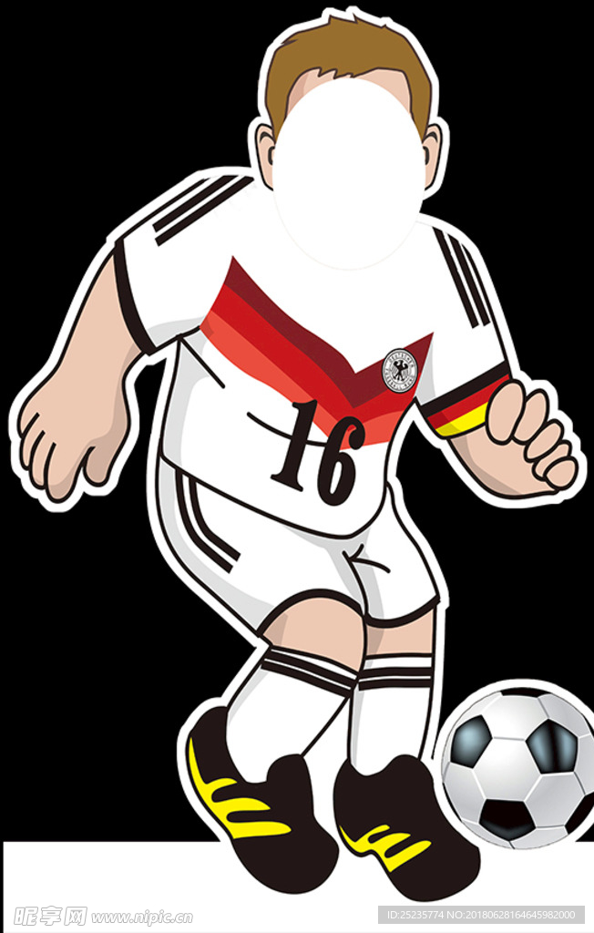 世界杯球星人型立牌图片